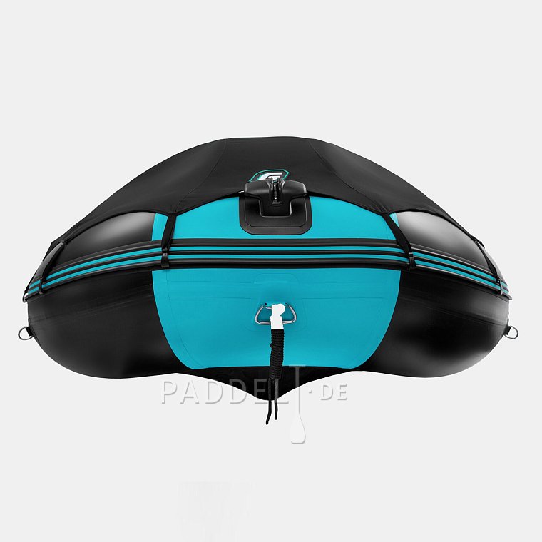 Schlauchboot GLADIATOR ACTIVE C420AL black turquoise mit Aluminiumboden