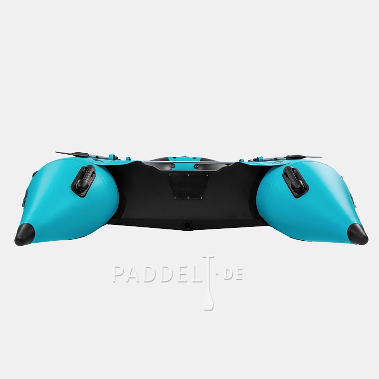 Schlauchboot GLADIATOR ACTIVE C420AL black turquoise mit Aluminiumboden