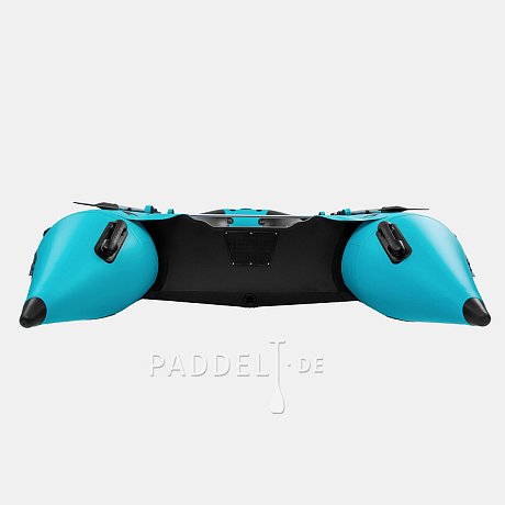 Schlauchboot GLADIATOR ACTIVE C420AL black turquoise mit Aluminiumboden