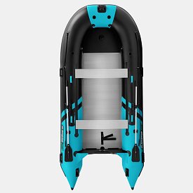 Schlauchboot GLADIATOR ACTIVE C420AL black turquoise mit Aluminiumboden