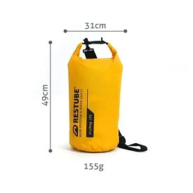 Dry Bag RESTUBE 10l Gelb - Wasserdichte﻿r Trockensack für SUP