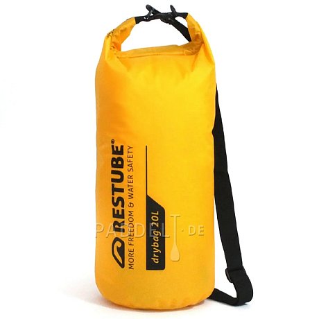 Dry Bag RESTUBE 20l Gelb - Wasserdichte﻿r Trockensack für SUP