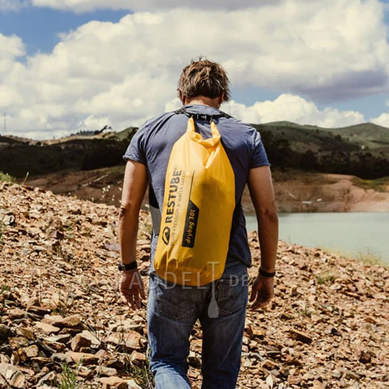 Dry Bag RESTUBE 30l Blau - Wasserdichter Trockensack für SUP