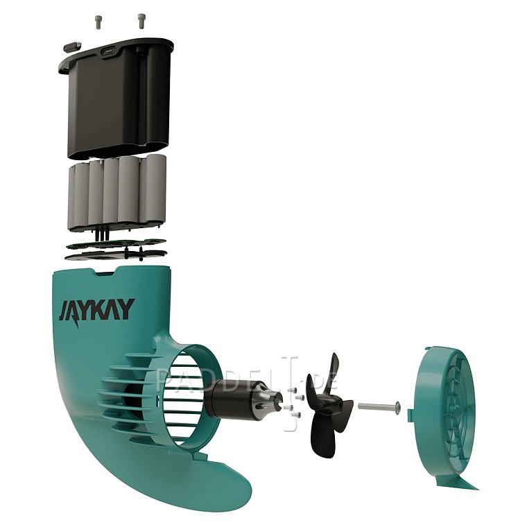 JAYKAY E-Finne - Elektromotor für SUP-Boards und Kajaks