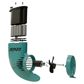 JAYKAY E-Finne - Elektromotor für SUP-Boards und Kajaks