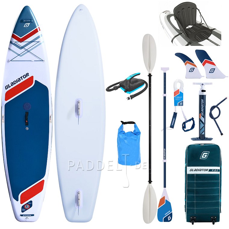 SUP GLADIATOR WindSUP 11'6  SC 2026 - aufblasbares Stand Up Paddle Board mit Windsurf Option