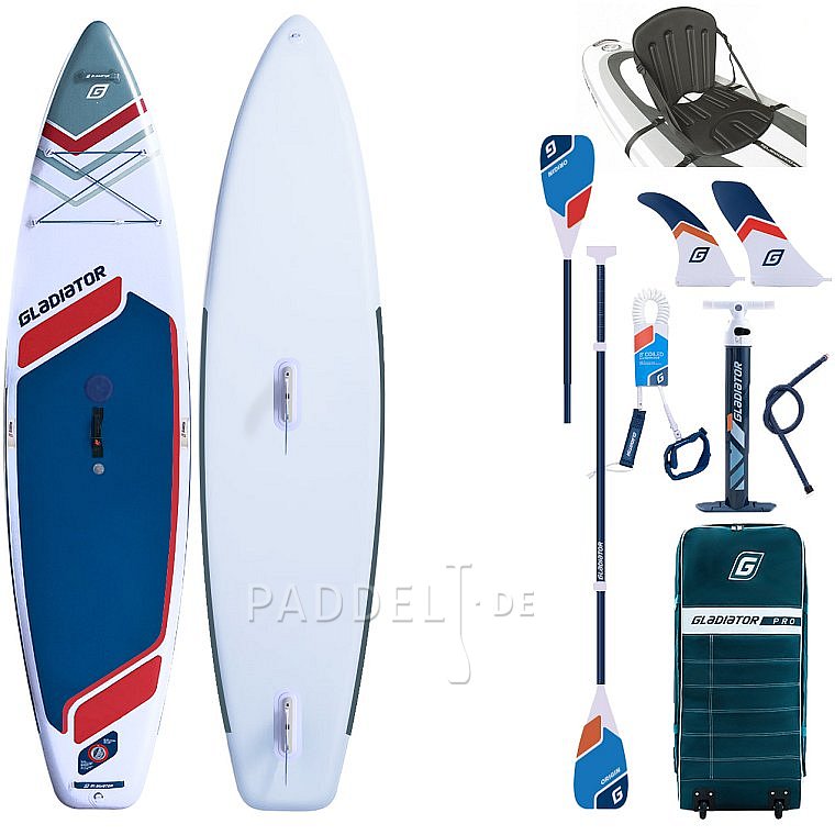 SUP GLADIATOR WindSUP 11'6 SC 2026 - aufblasbares Stand Up Paddle Board mit Windsurf Option