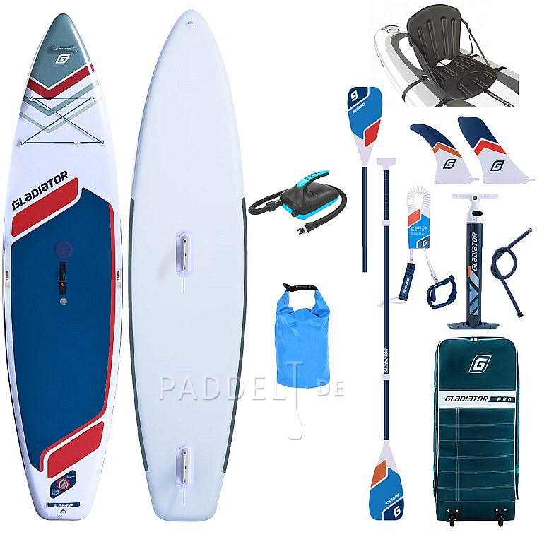 SUP GLADIATOR WindSUP 11'6 SC 2026 - aufblasbares Stand Up Paddle Board mit Windsurf Option