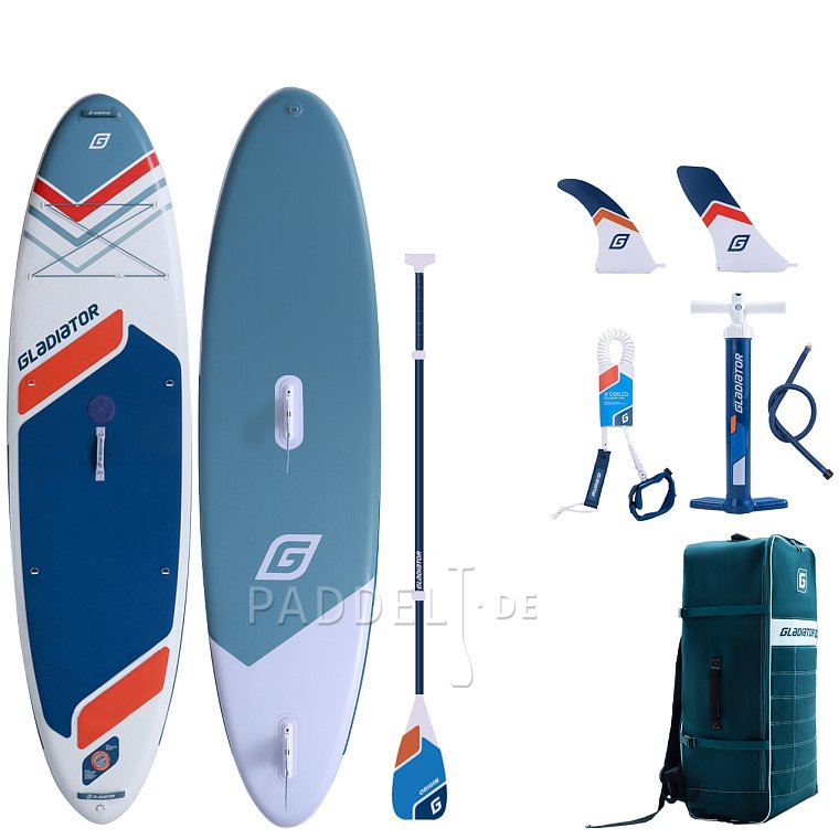 SUP GLADIATOR WindSUP 10'7  SC 2026 - aufblasbares Stand Up Paddle Board mit Windsurf Option