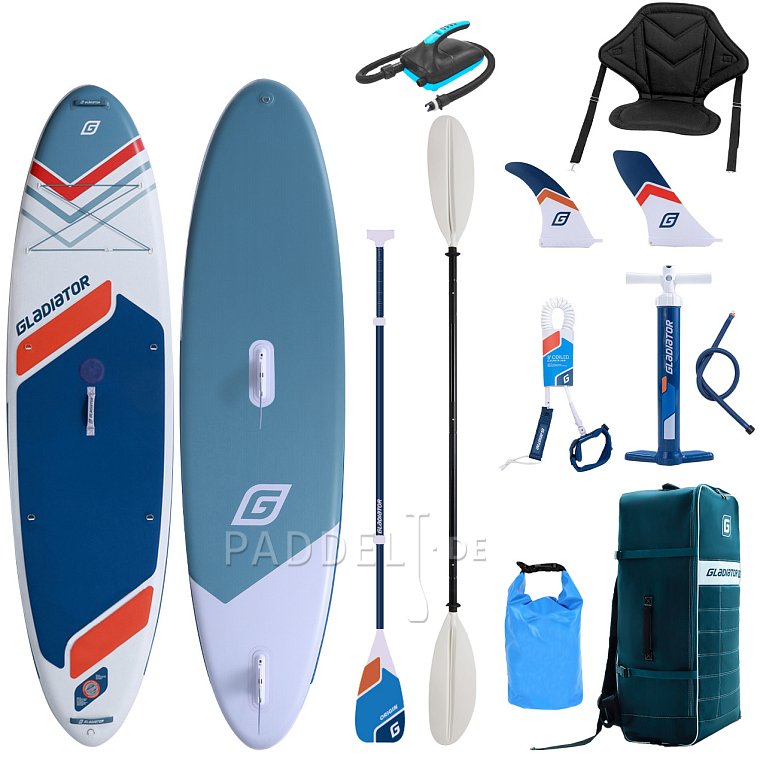 SUP GLADIATOR WindSUP 10'7  SC 2026 - aufblasbares Stand Up Paddle Board mit Windsurf Option
