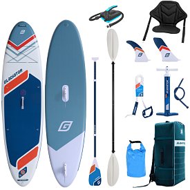 SUP GLADIATOR WindSUP 10'7 SC 2026 - aufblasbares Stand Up Paddle Board mit Windsurf Option