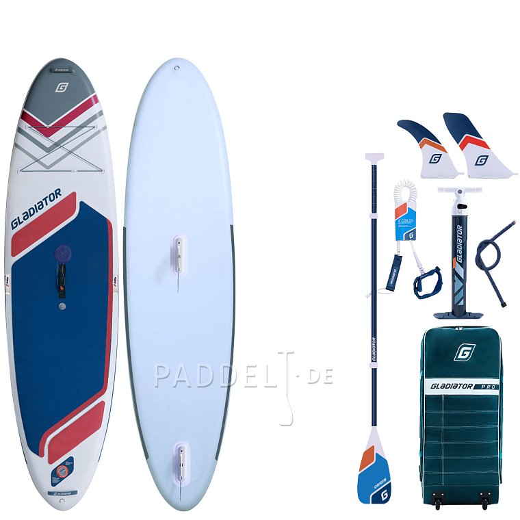 SUP GLADIATOR WindSUP 10'7 SC 2026 - aufblasbares Stand Up Paddle Board mit Windsurf Option