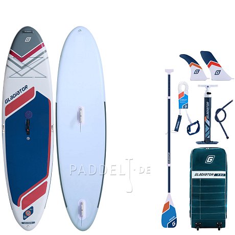 SUP GLADIATOR WindSUP 10'7 SC 2026 - aufblasbares Stand Up Paddle Board mit Windsurf Option