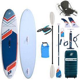 SUP GLADIATOR WindSUP 10'7 SC 2026 - aufblasbares Stand Up Paddle Board mit Windsurf Option