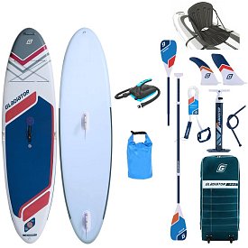 SUP GLADIATOR WindSUP 10'7 SC 2026 - aufblasbares Stand Up Paddle Board mit Windsurf Option
