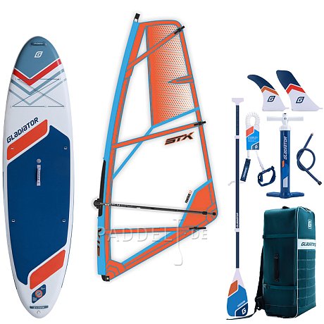 SUP GLADIATOR WindSUP 10'7 SC incl. Segel 2026 - aufblasbares Stand Up Paddle Board mit Windsurf Option