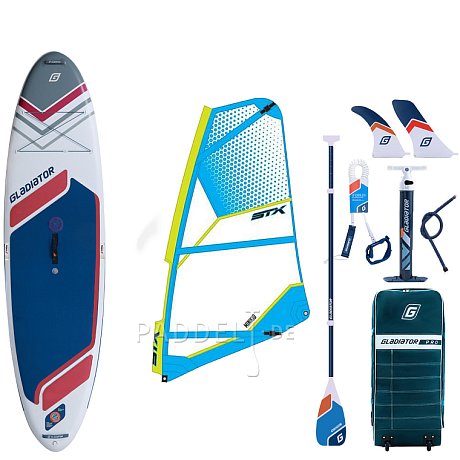 SUP GLADIATOR WindSUP 10'7 SC incl. Segel 2026 - aufblasbares Stand Up Paddle Board mit Windsurf Option