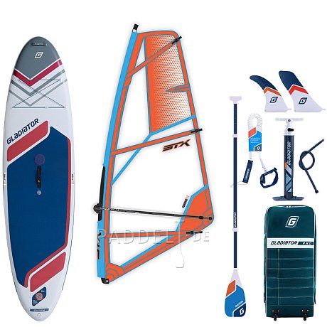 SUP GLADIATOR WindSUP 10'7 SC incl. Segel 2026 - aufblasbares Stand Up Paddle Board mit Windsurf Option