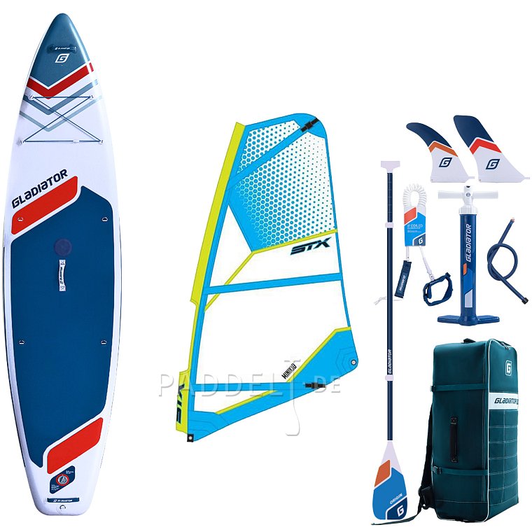 SUP GLADIATOR WindSUP 11'6 SC incl. Segel 2026 - aufblasbares Stand Up Paddle Board mit Windsurf Option