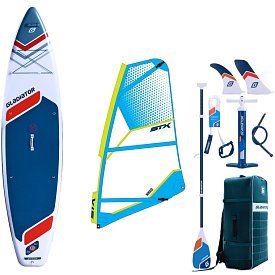 SUP GLADIATOR WindSUP 11'6 SC incl. Segel 2026 - aufblasbares Stand Up Paddle Board mit Windsurf Option