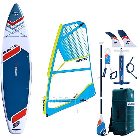 SUP GLADIATOR WindSUP 11'6 SC incl. Segel 2026 - aufblasbares Stand Up Paddle Board mit Windsurf Option