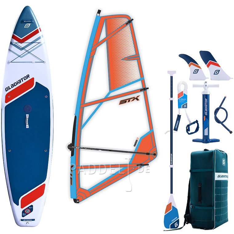 SUP GLADIATOR WindSUP 11'6 SC incl. Segel 2026 - aufblasbares Stand Up Paddle Board mit Windsurf Option