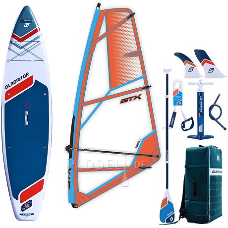 SUP GLADIATOR WindSUP 11'6 SC incl. Segel 2026 - aufblasbares Stand Up Paddle Board mit Windsurf Option