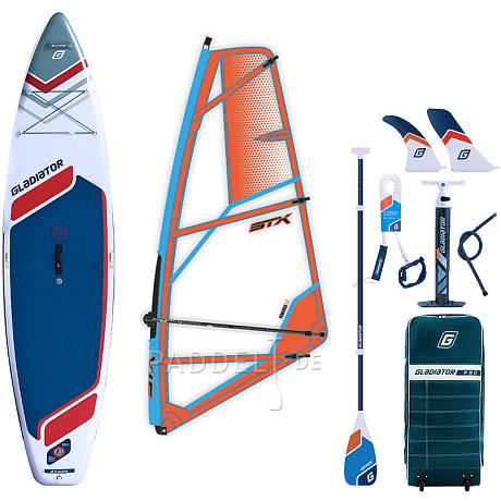 SUP GLADIATOR WindSUP 11'6 SC incl. Segel 2026 - aufblasbares Stand Up Paddle Board mit Windsurf Option
