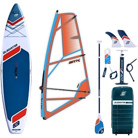 SUP GLADIATOR WindSUP 11'6 SC incl. Segel 2026 - aufblasbares Stand Up Paddle Board mit Windsurf Option