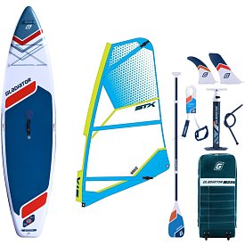 SUP GLADIATOR WindSUP 11'6 SC incl. Segel 2026 - aufblasbares Stand Up Paddle Board mit Windsurf Option