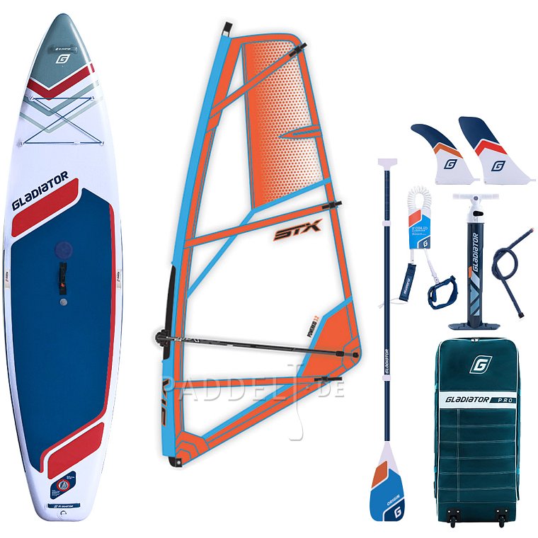 SUP GLADIATOR WindSUP 11'6 SC incl. Segel 2026 - aufblasbares Stand Up Paddle Board mit Windsurf Option