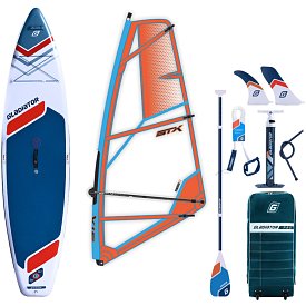 SUP GLADIATOR WindSUP 11'6 SC incl. Segel 2026 - aufblasbares Stand Up Paddle Board mit Windsurf Option