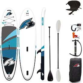 SUP F2 SECTOR 11'5 BLUE WS WindSUP - aufblasbares Stand Up Paddle Board, Windsurfboard