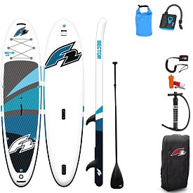 SUP F2 SECTOR 11'5 BLUE WS WindSUP - aufblasbares Stand Up Paddle Board, Windsurfboard