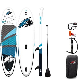 SUP F2 SECTOR 12'2 BLUE WS WindSUP - aufblasbares Stand Up Paddle Board, Windsurfboard