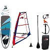 SUP F2 SECTOR 12'2 BLUE WS incl. Segel - aufblasbares Stand Up Paddle Board, Windsurfboard
