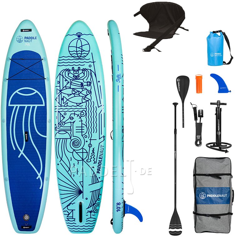 SUP PADDLENAUT JELLO 10'8'' MINICOMBO - aufblasbares Stand Up Paddle Board