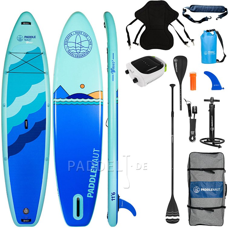 SUP PADDLENAUT WAVE 11'6'' COMBO 2026 - aufblasbares Stand Up Paddle Board