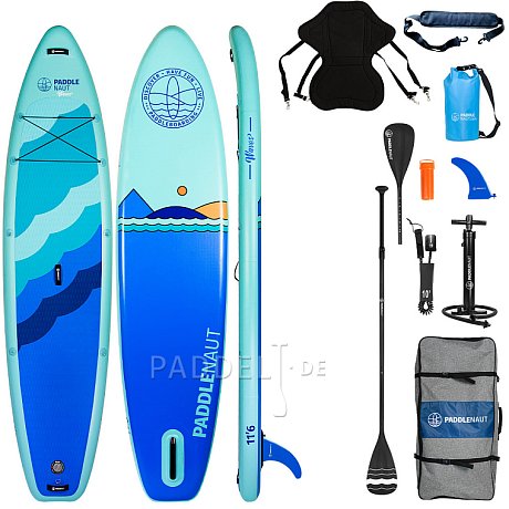 SUP PADDLENAUT WAVE 11'6'' COMBO 2026 - aufblasbares Stand Up Paddle Board