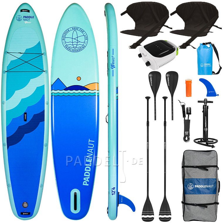 SUP PADDLENAUT WAVE 12'4'' MINICOMBO 2026 - aufblasbares Stand Up Paddle Board