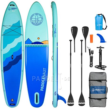 SUP PADDLENAUT WAVE 12'4'' MINICOMBO 2026 - aufblasbares Stand Up Paddle Board