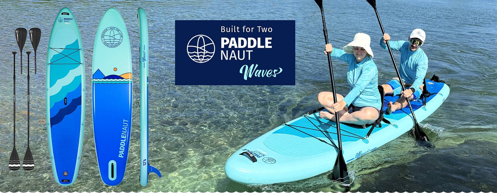 SUP PADDLENAUT WAVE 12'4'' MINICOMBO 2026 - aufblasbares Stand Up Paddle Board