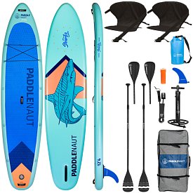 SUP PADDLENAUT SHARKO MULTI 12'4'' MINICOMBO 2026 - aufblasbares Stand Up Paddle Board