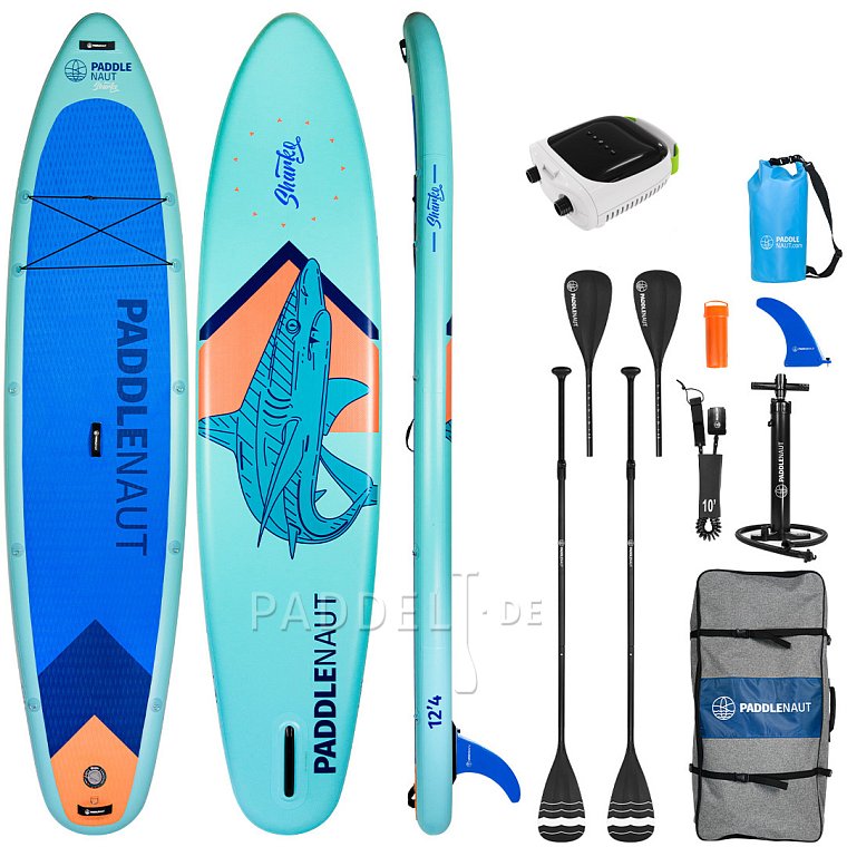 SUP PADDLENAUT SHARKO MULTI 12'4'' MINICOMBO 2026 - aufblasbares Stand Up Paddle Board