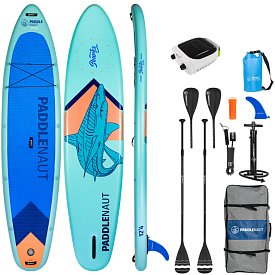 SUP PADDLENAUT SHARKO MULTI 12'4'' MINICOMBO 2026 - aufblasbares Stand Up Paddle Board