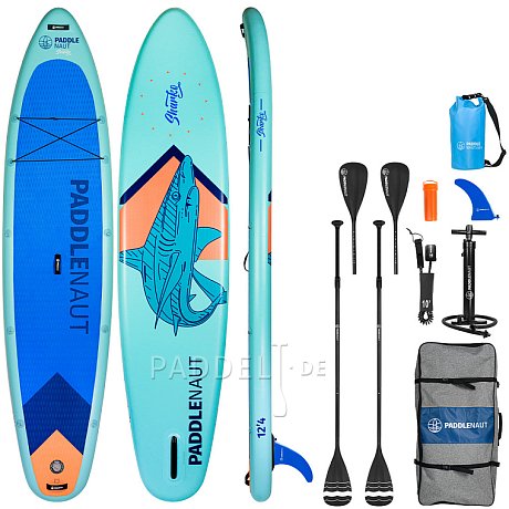 SUP PADDLENAUT SHARKO MULTI 12'4'' MINICOMBO 2026 - aufblasbares Stand Up Paddle Board