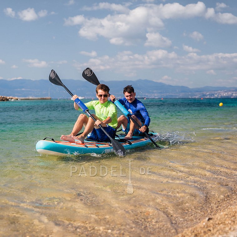 SUP SUN REFLECTIONS MULTI 12'4'' MINICOMBO Ocean mirage - aufblasbares Stand Up Paddle Board