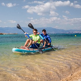 SUP SUN REFLECTIONS MULTI 12'4'' MINICOMBO Ocean mirage - aufblasbares Stand Up Paddle Board