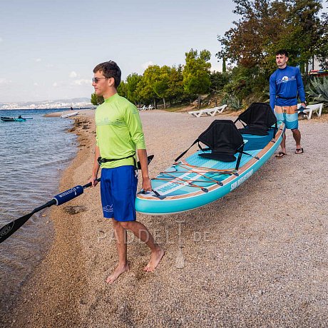 SUP SUN REFLECTIONS MULTI 12'4'' MINICOMBO Ocean mirage - aufblasbares Stand Up Paddle Board