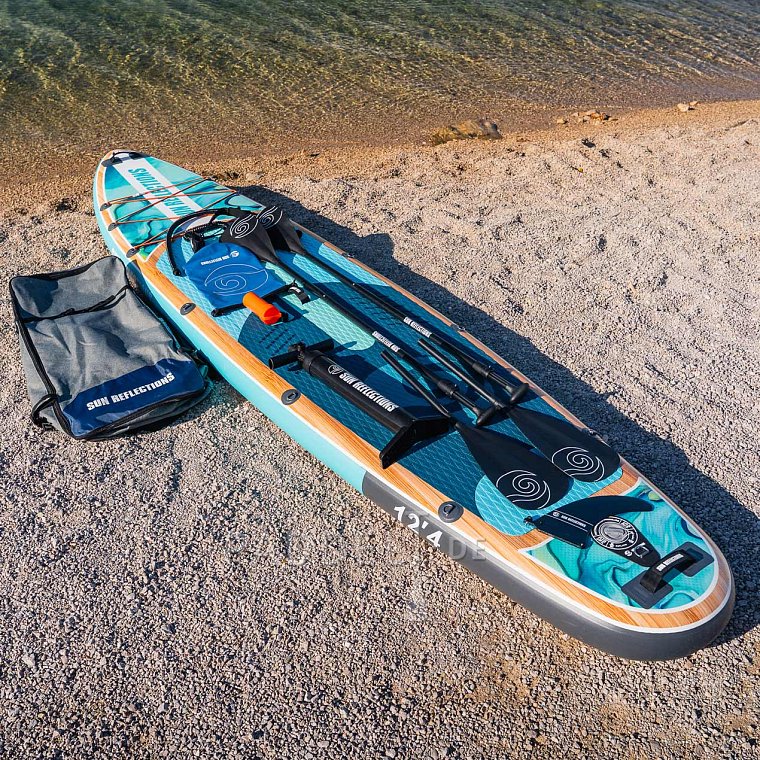 SUP SUN REFLECTIONS MULTI 12'4'' MINICOMBO Ocean mirage - aufblasbares Stand Up Paddle Board